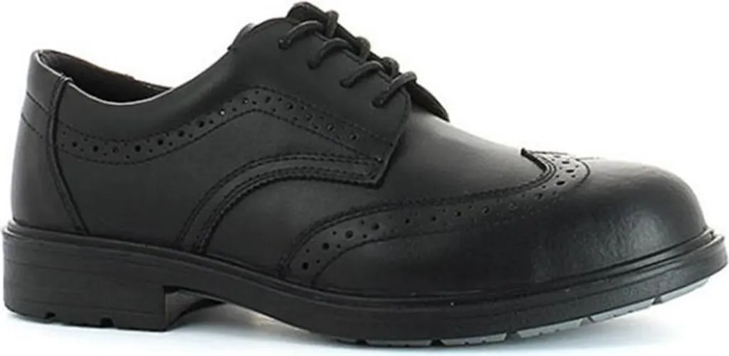 Chaussures de sécurité confortables en cuir noir S3 Manager taille 43