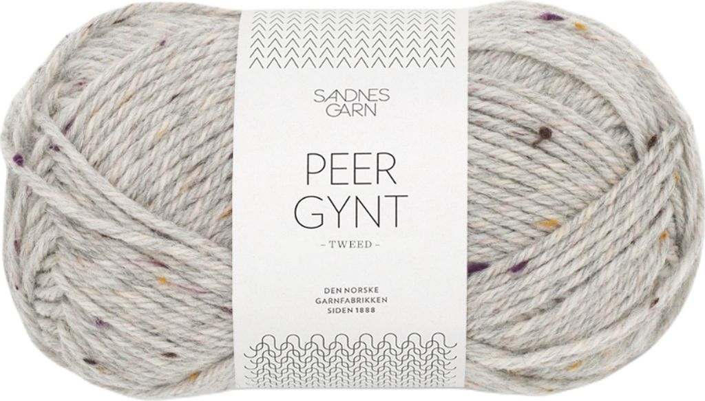 Sandnes Peer Gynt 50g - 100% Schurwolle lys gramelert 1035 Produktbild 