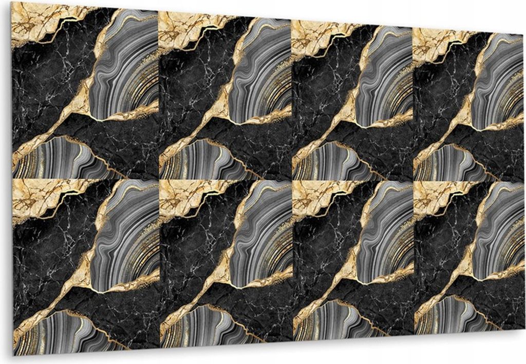 PVC selbstklebende Fliese Marmormosaik 100x50