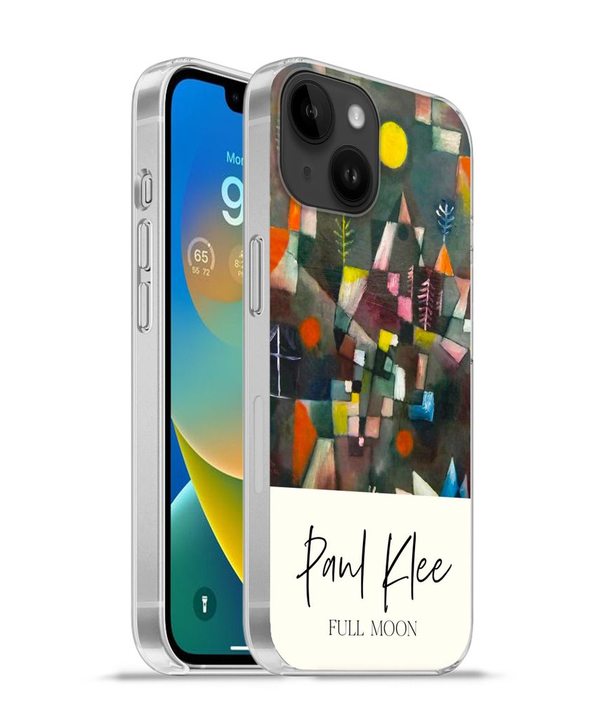 MuchoWow Handyhülle Schutzhülle Hülle für Apple iPhone 14 - Softcase Paul Klee - Malerei - Kunst Silikon Softcase Handy Hülle - Mobiltelefon...