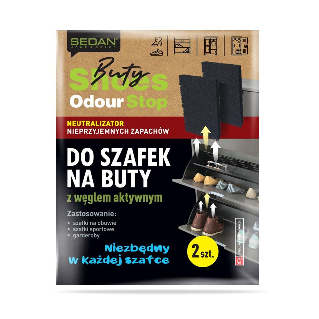 Neutralizator nieprzyjemnych zapachów ODOURSTOP do szafek z Zdjęcie produktu 