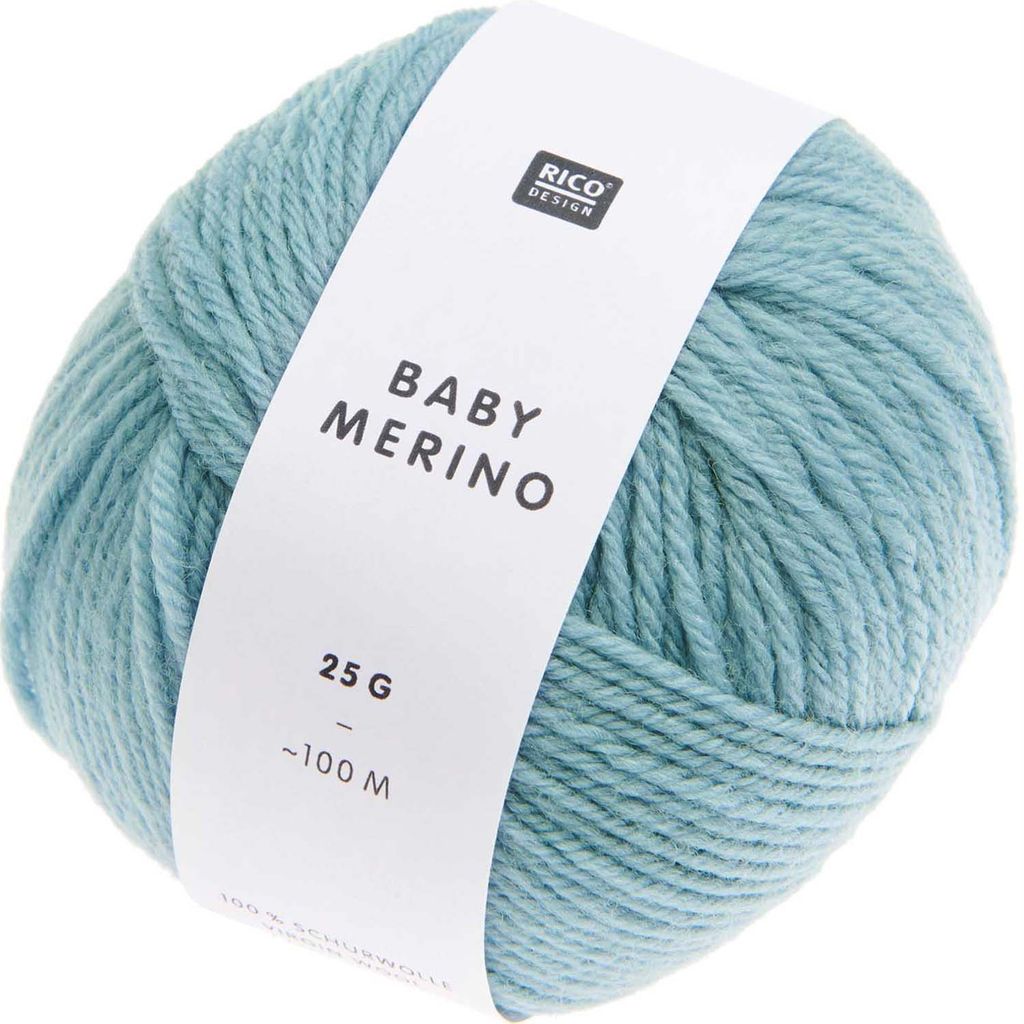 Gomitolo di lana - Blu - Baby Merino Immagine del prodotto 