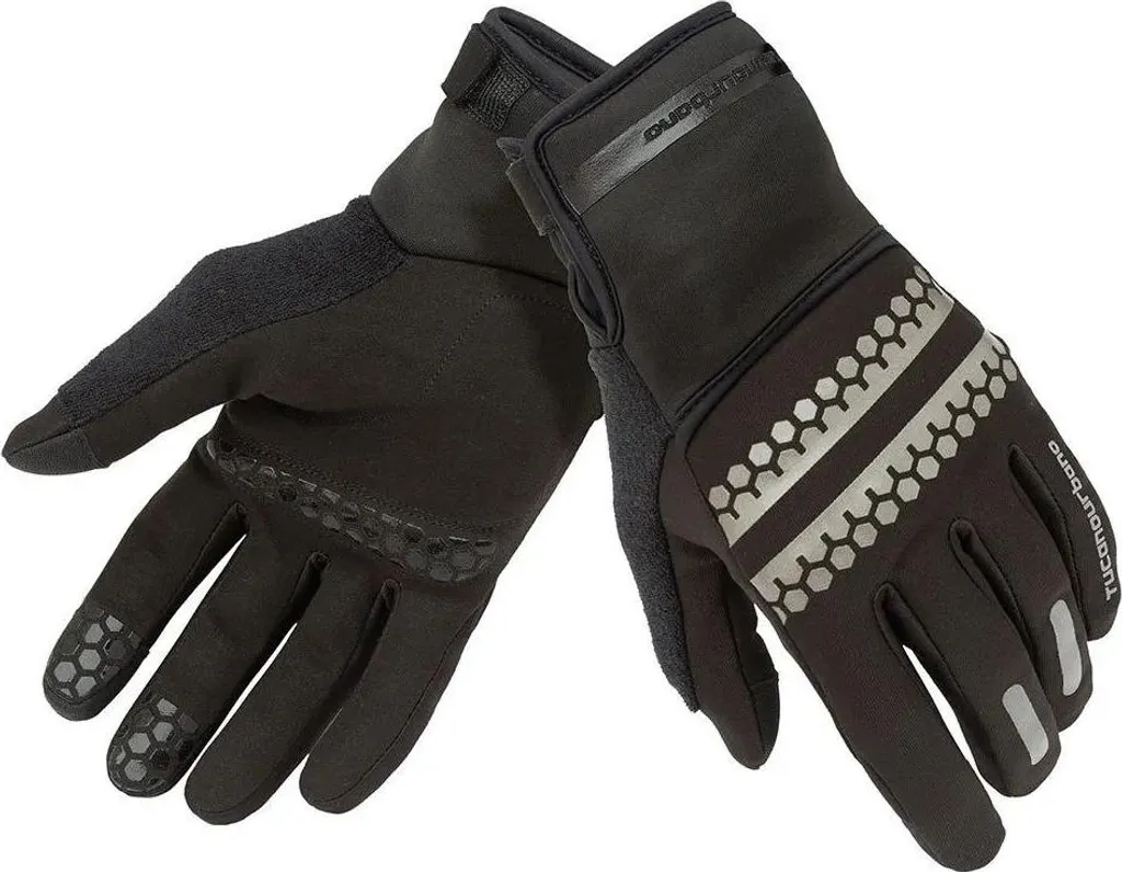 Gants Moto Anti-Abrasion Tucano Urbano Sass Pro Noir XL Sécurité Route
