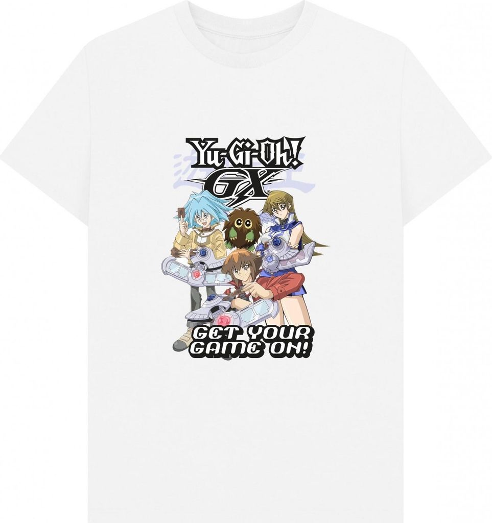 Yu-Gi-Oh! - "Get Your Game On!" T-Shirt für Herren/Damen Uni PN1684 (L) (Weiß)