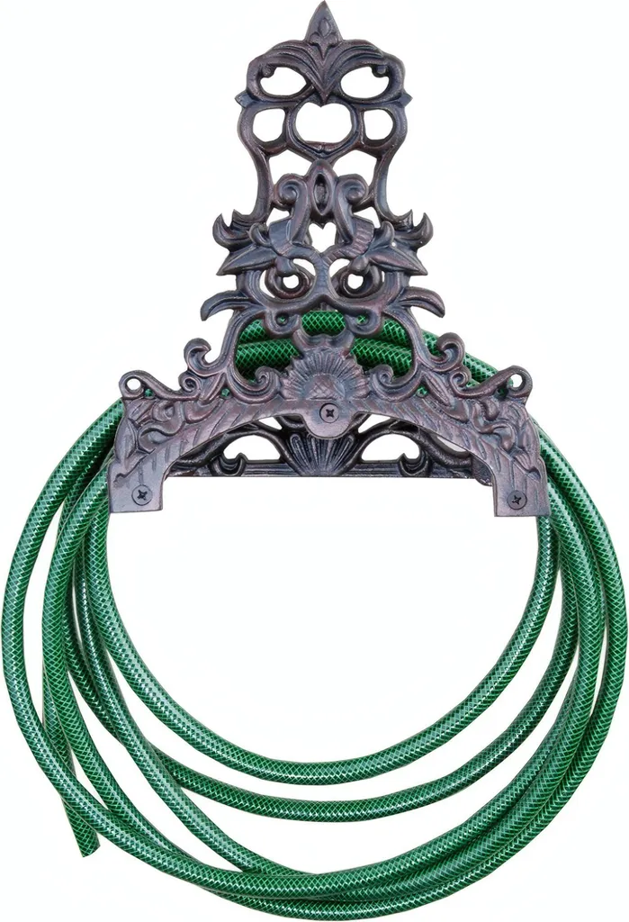 Porte-tuyau Fonte Brun Antique Esschert Design : Élégance et Robustesse