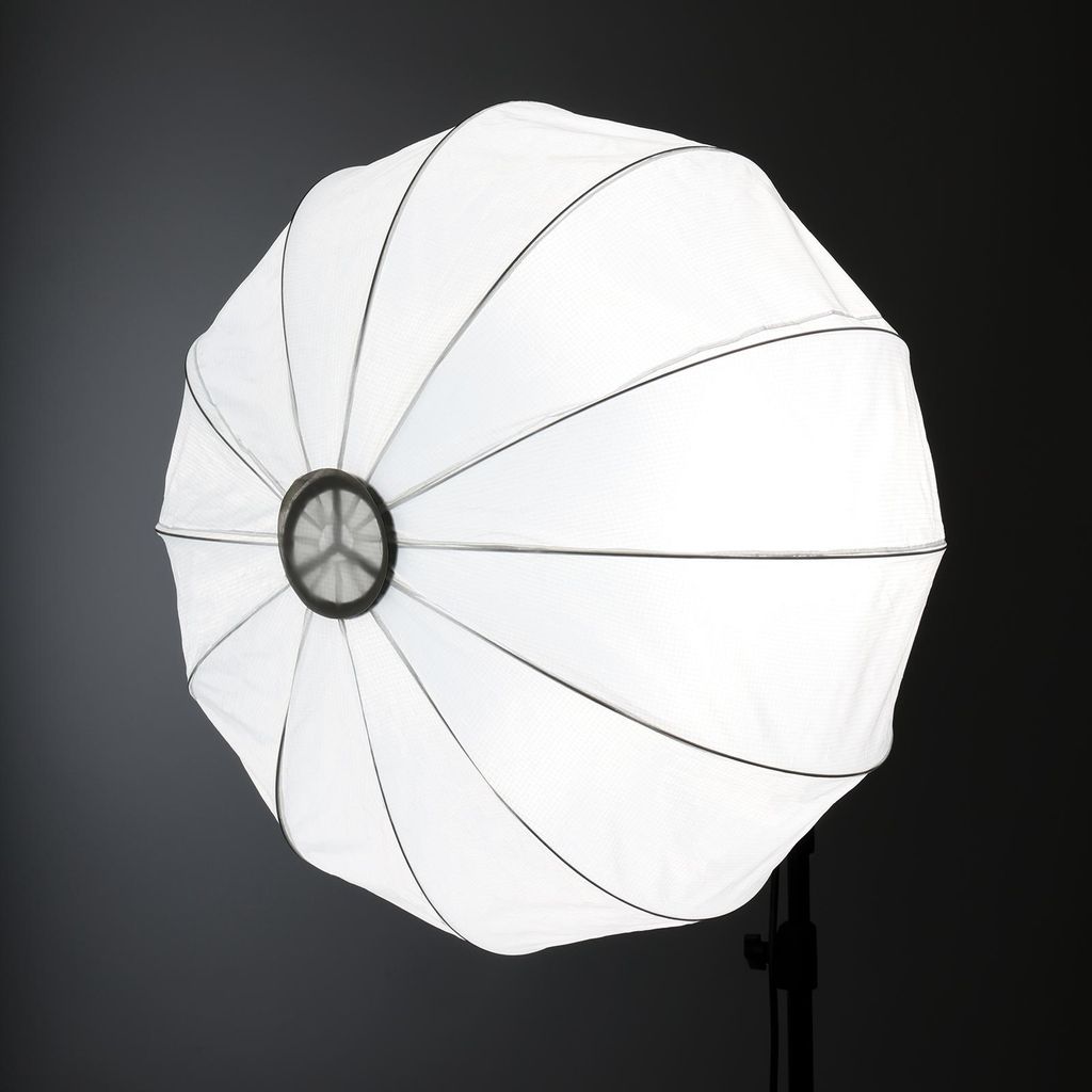 Pumpkin Softbox mit Bowens Mount 65cm - Parabolische Softbox mit Metallstreben