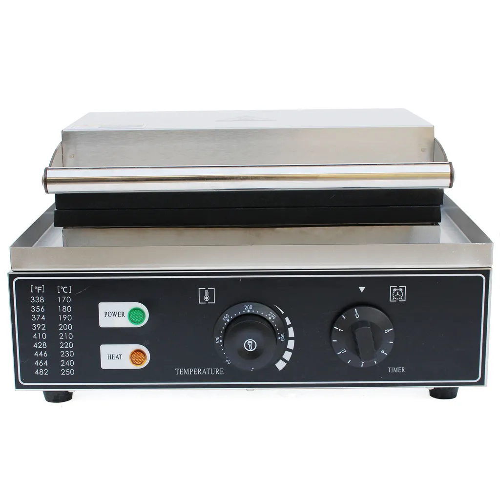 Machine à sandwich électrique 1500W 2 tranches 220V usage commercial - 4