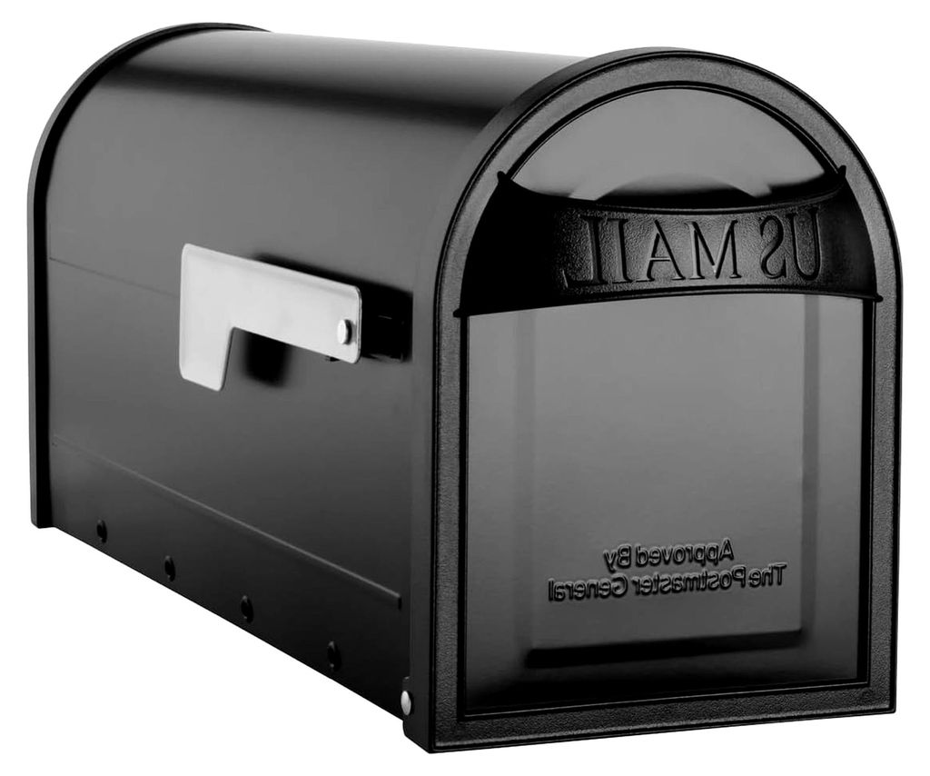 Carlisle Postmount Briefkasten, Schwarz, Mittel