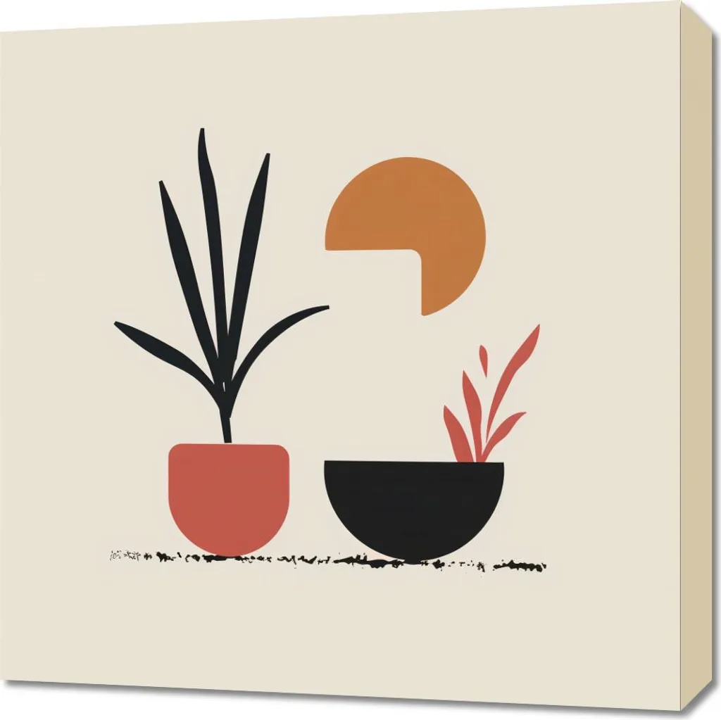 Image Jardin local 60 x 60 cm - Pour une ambiance naturelle de salon