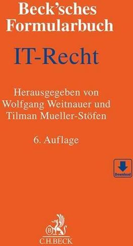 Beck'sches Formularbuch IT-Recht