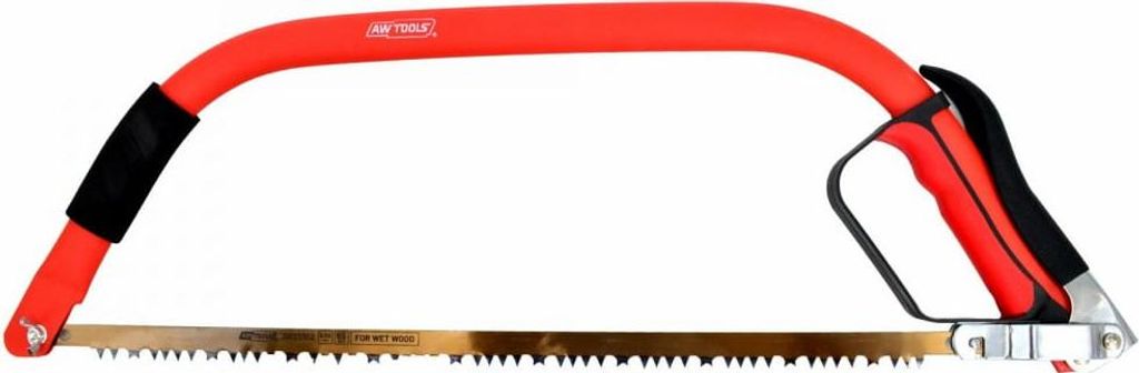 Bügelsäge 530 mm für Äste und nasses Holz, gehärtetes Sägeblatt, schneller Sägeblattwechsel