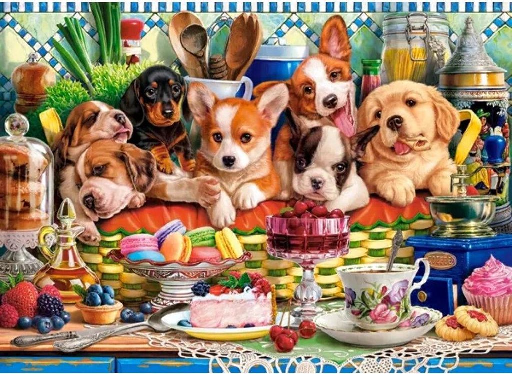 CASTORLAND Puzzle-Dessert fü r Welpen 300 dlks