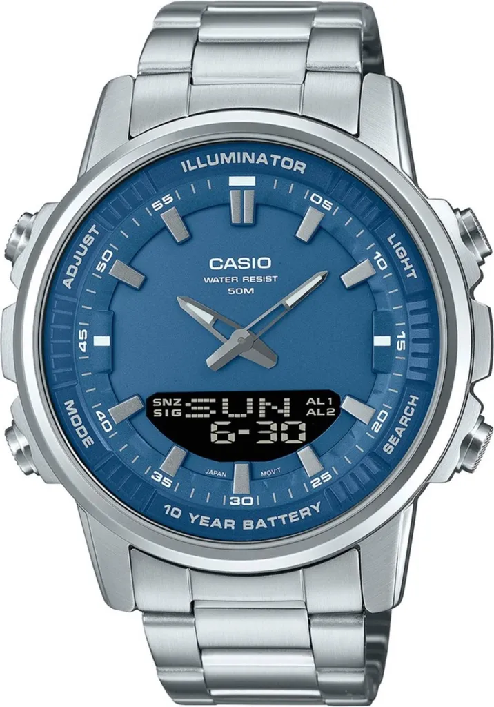 Montre Casio AMW-880D-2A1VDF Étanche 50m avec Pile Autonomie 10 Ans