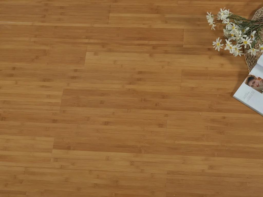 Timefloor | 2,234 m² | Coffee 15mm Bambus Parkett, Massivholz Parkettboden, Klick System, Fußbodenheizung geeignet, Naturbelassen, Horizontallame...