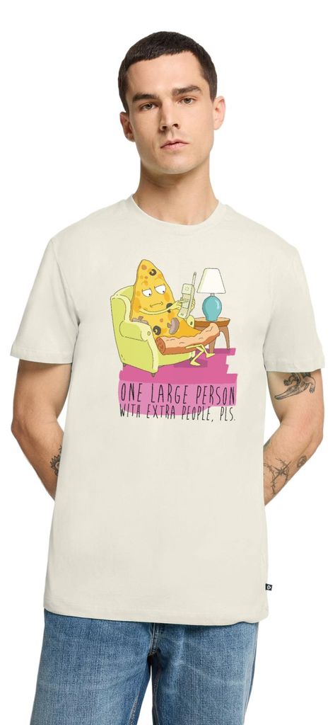 Spreadshirt Rick and Morty Large Person With People Pls Männer Premium T-Shirt, 5XL, Naturweiß