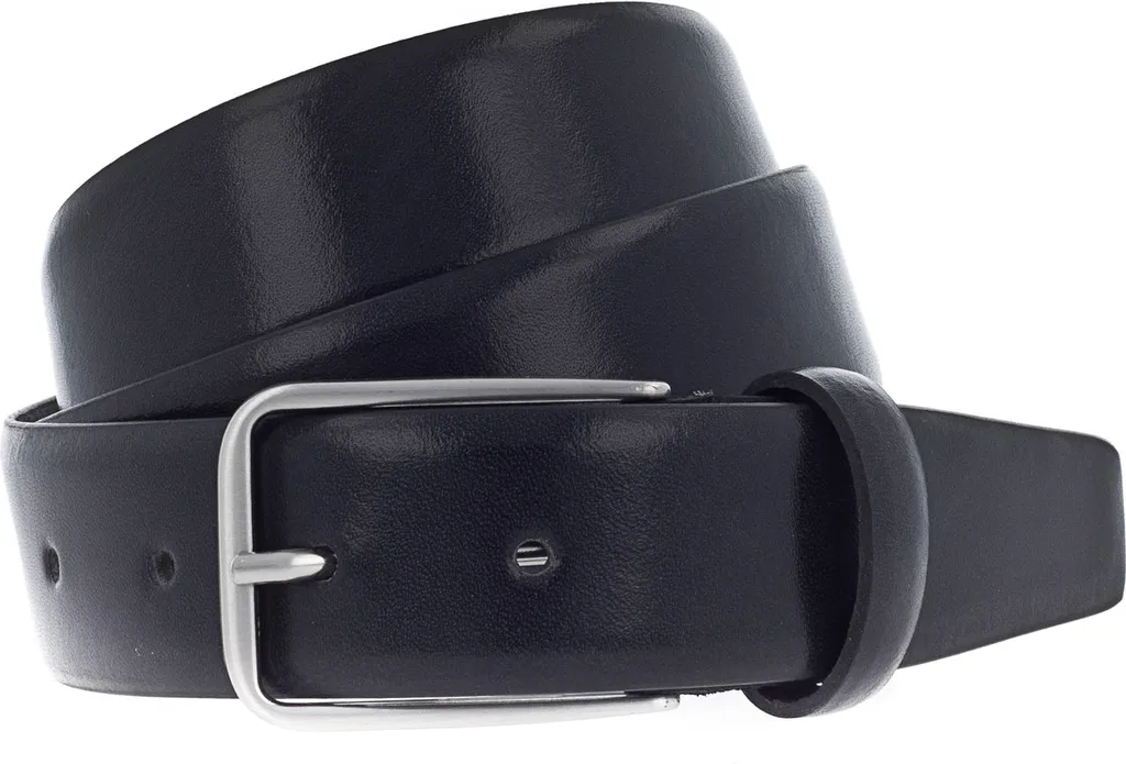 Vanzetti Pelle cintura Dresscode: Business 35mm Cambered Belt W90 Black nero
