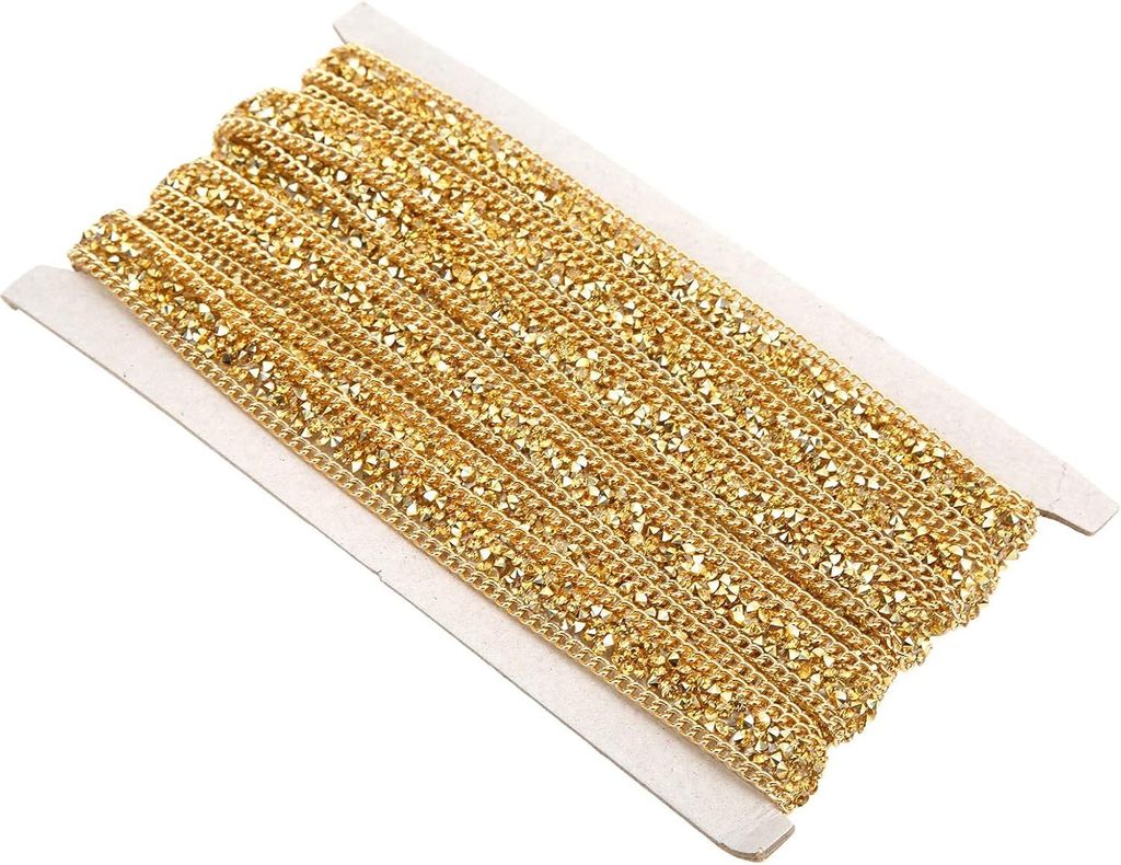 Goldenes Band 15 cm - Selbstklebendes Band für DIY-Projekte - 5 Meter - Nähen, Hochzeit, Kleidung