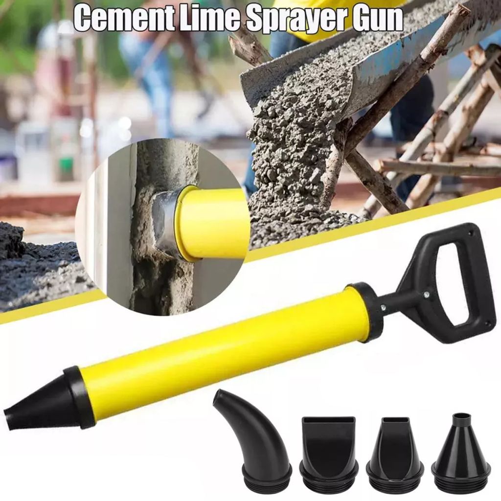 Fugenpistole für Mörtel DIY Mörtelspritze 4 Düse