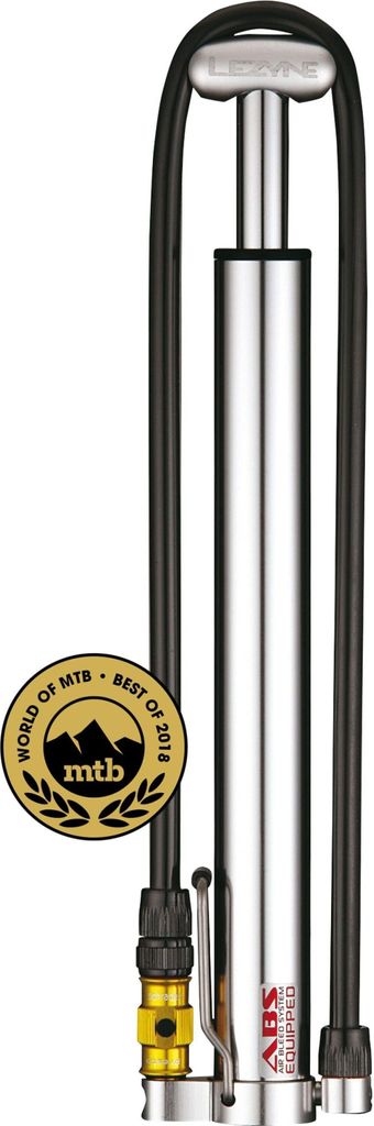 Lezyne Micro Floor Drive Hv Mini-pumpe Silber 90 Psi Silber 90 Psi