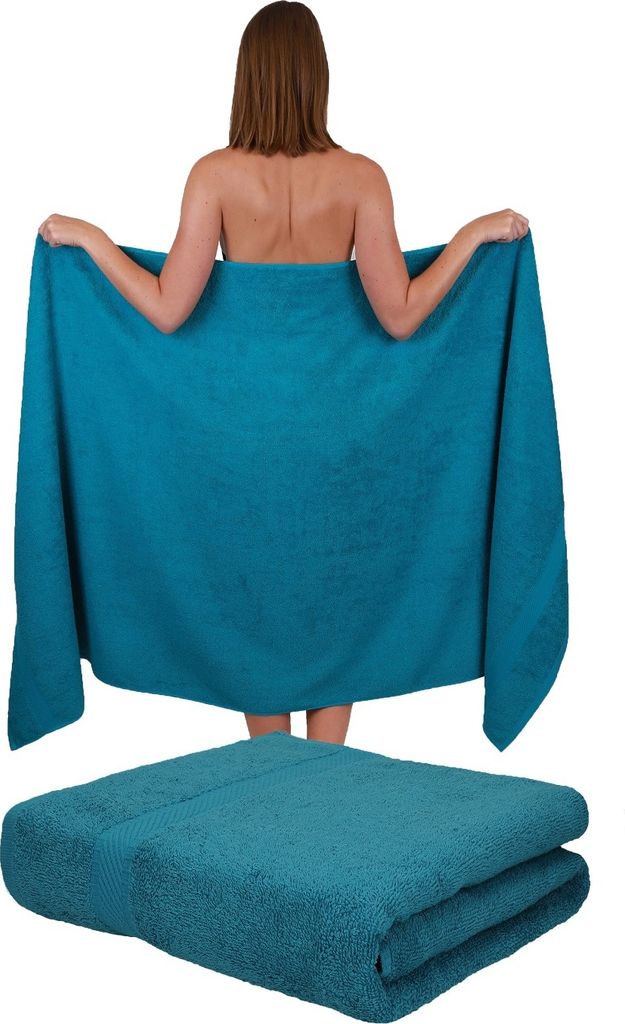 Betz 2 Stück XXL Badetücher 100 x 200 cm PALERMO  Saunatuch Produktbild 