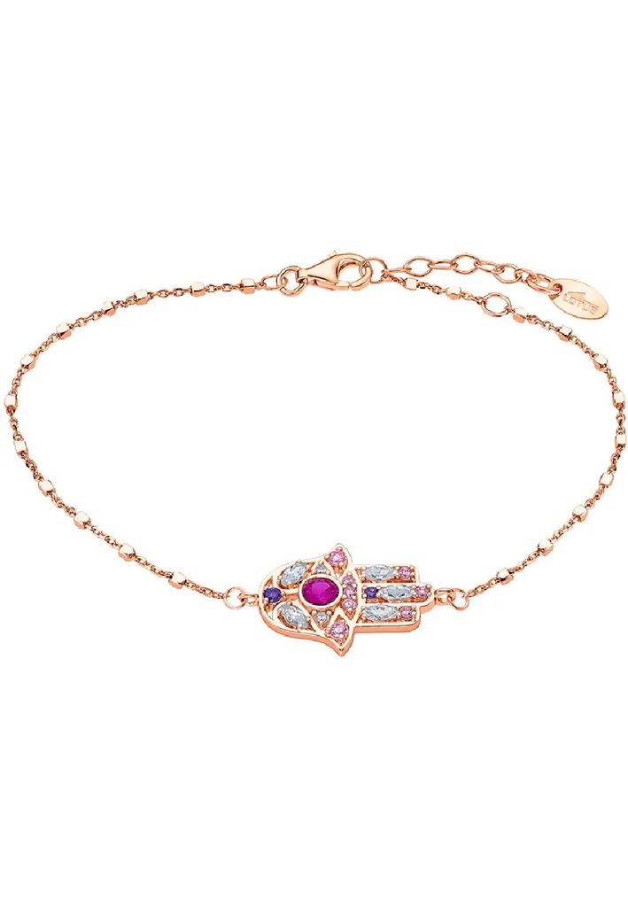 Gioielli Lotus LP1989-2/5: Bracciale Donna Mano di Fatima Argento Rose - 1