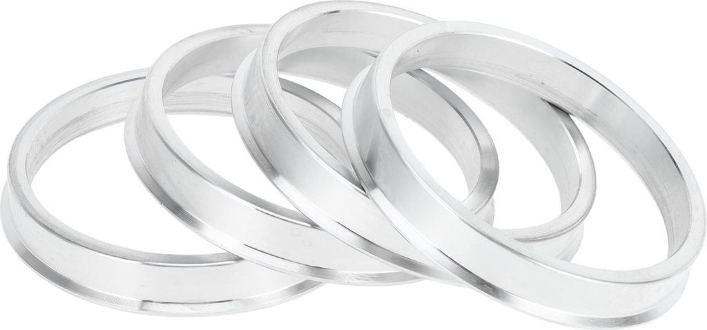 Hubzentrische Ringe, 57,1 mm ID auf 64,1 mm OD Fahrzeugradnabenringe aus Aluminiumlegierung, 4 Stück