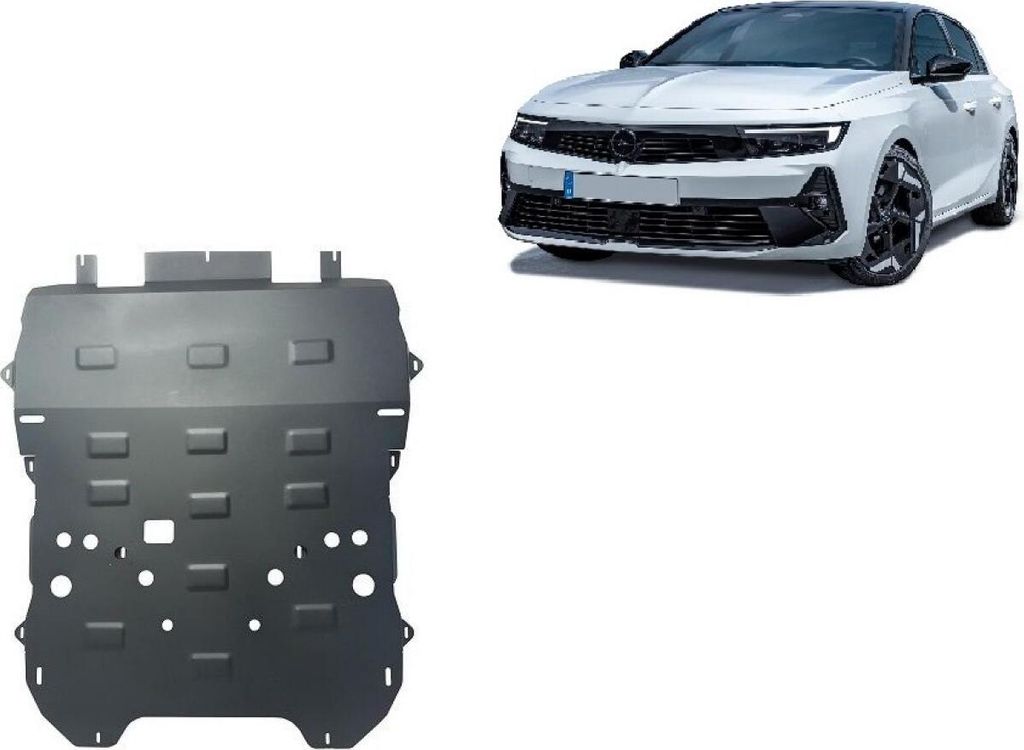 Stahl Unterfahrschutz für Motor Opel Astra L