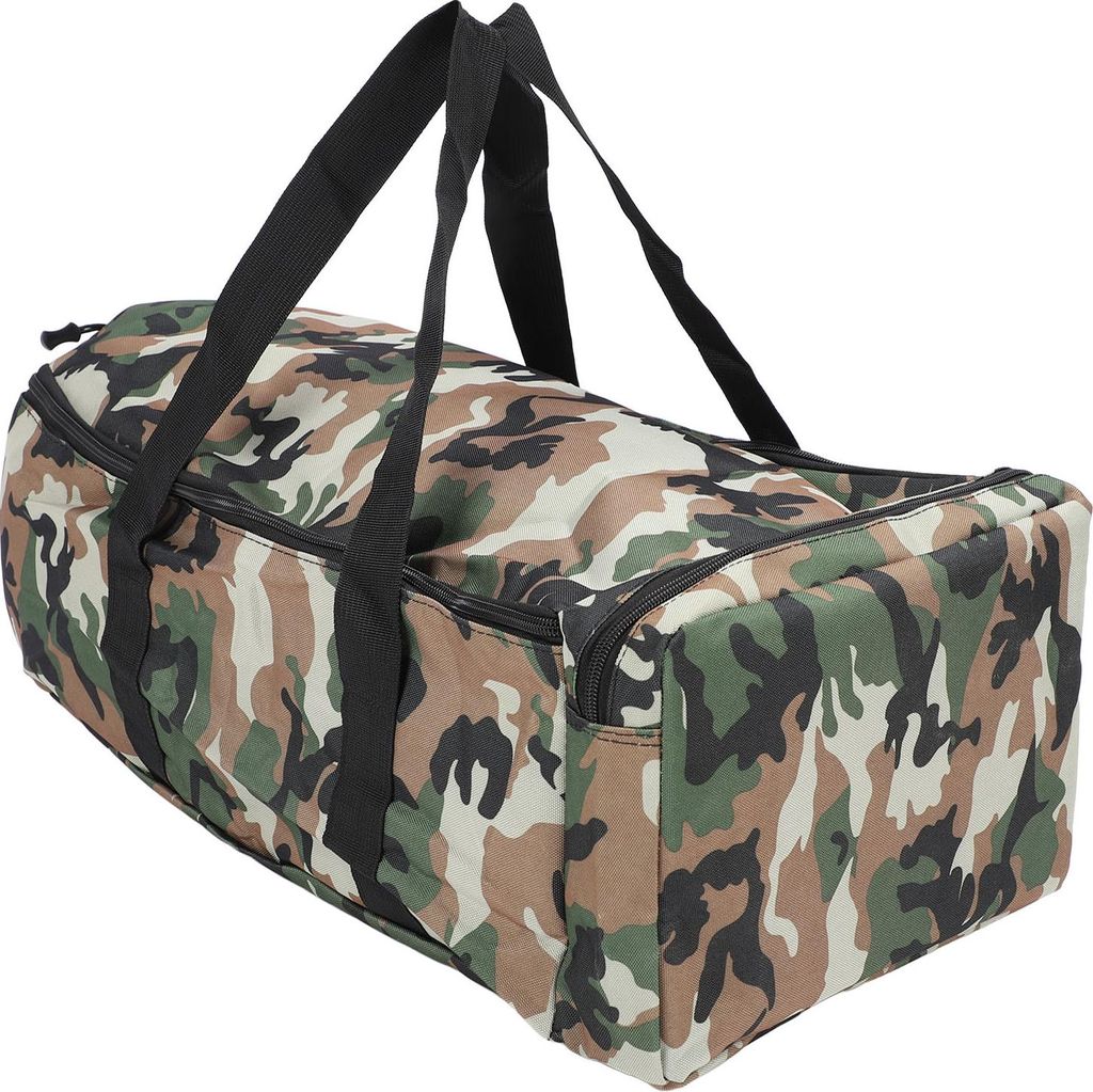 Fischerköderboot -Aufbewahrungsbeutel tragbarer wasserdichte 1000d Oxford Stoff Tackle Universal Carry Case Camouflage
