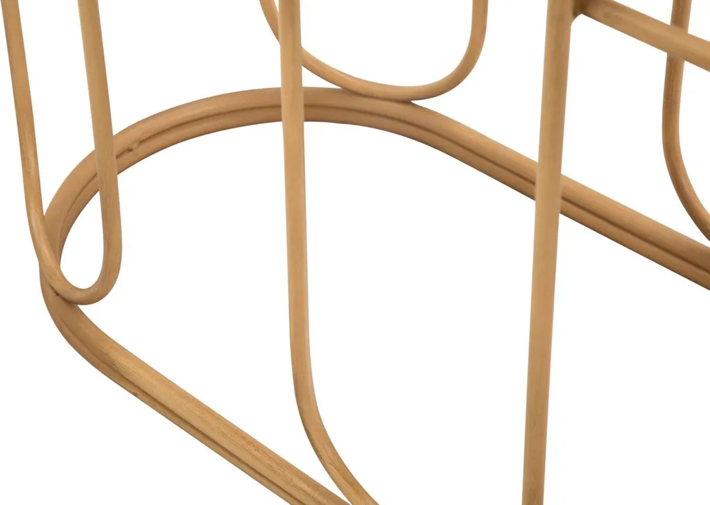 Console étroite Samui en rotin et métal pour optimiser les petits espaces