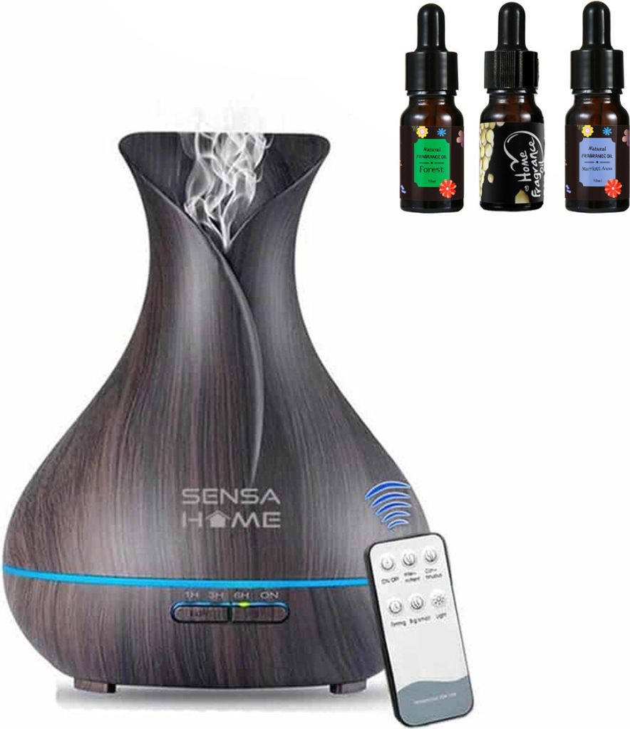 SensaHome ZEN400 – Aromadiffusor – Enthält ätherische Öle – Schwarz
