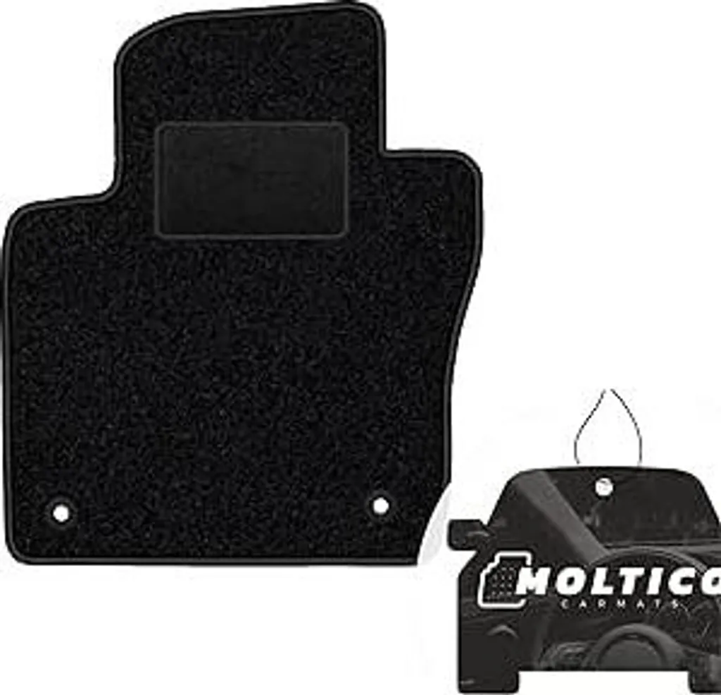 Tappetino Conducente Su Misura VW Amarok dal 2010 | Velours Nero Moto-MOLTICO