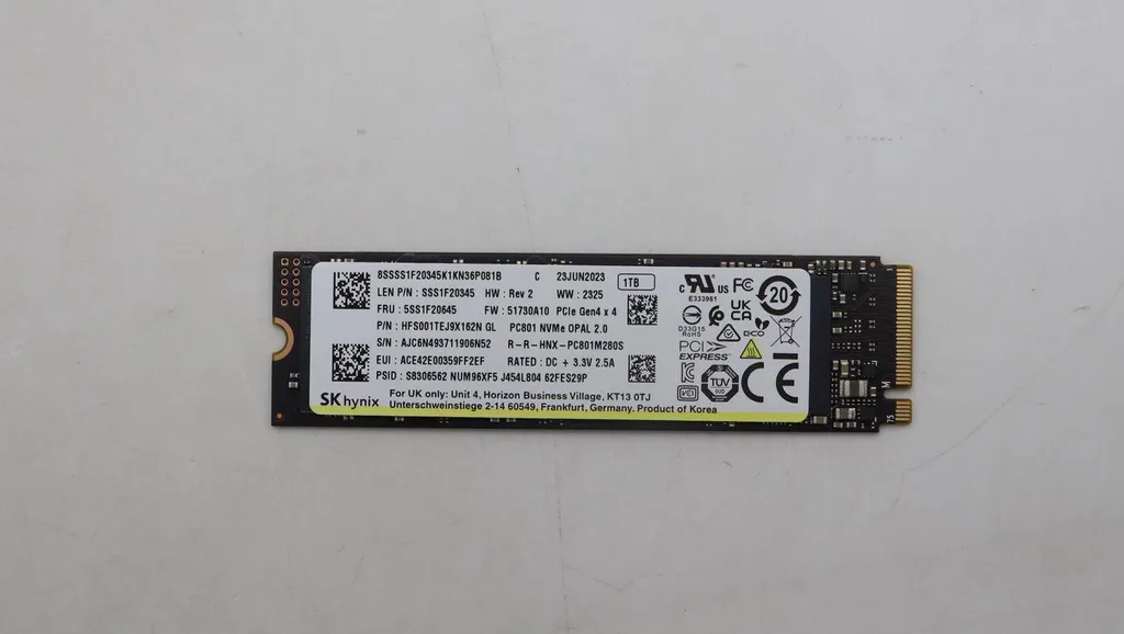 Réparez votre PC Lenovo avec le SSD 5SS1F20645 - Solution Stockage