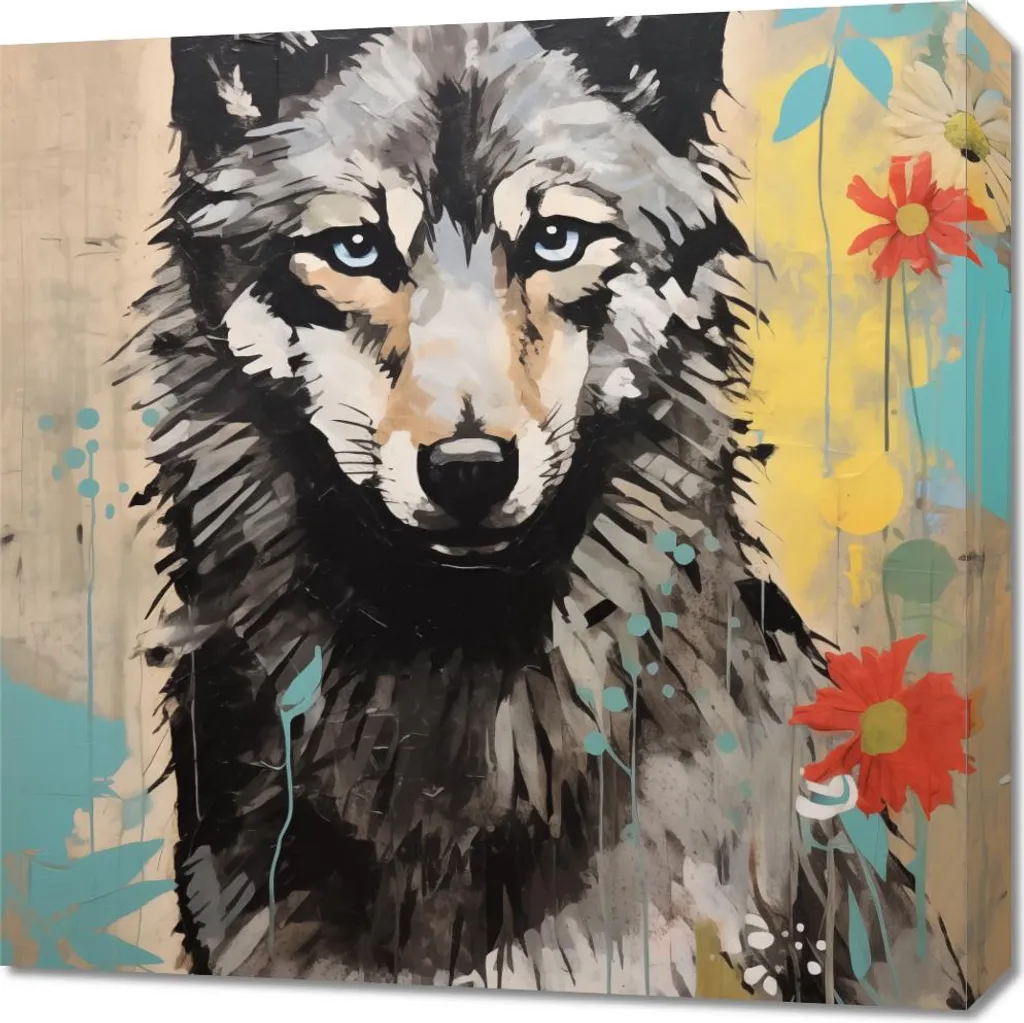 Quadro 60x60 cm Natura Selvaggia - Stampa su Tela Moderna per Arredo