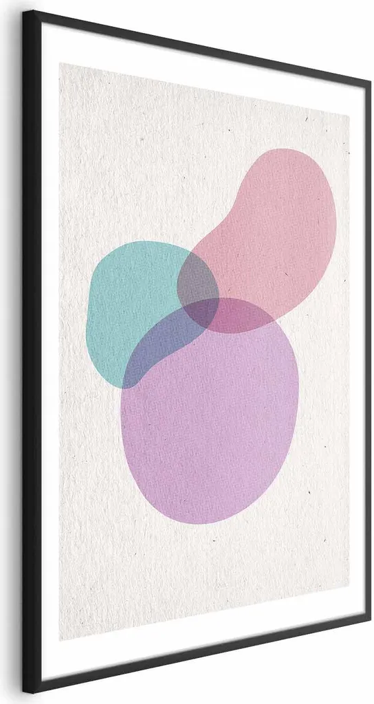 Poster Artistico 60x90 Mix Colori: Emozioni e Design in Cornice Nera