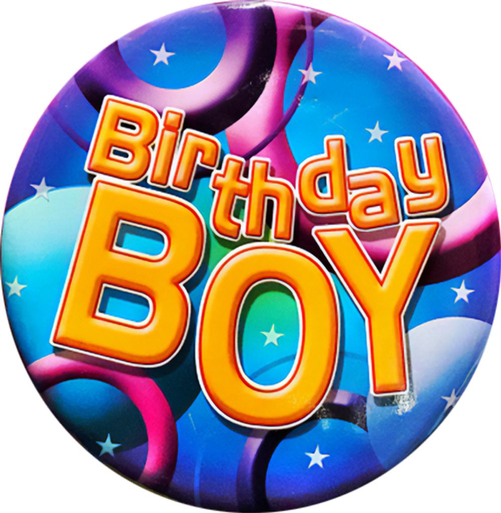 Unique Party - Abzeichen "Birthday Boy" SG34249 (Einheitsgröße) (Bunt)