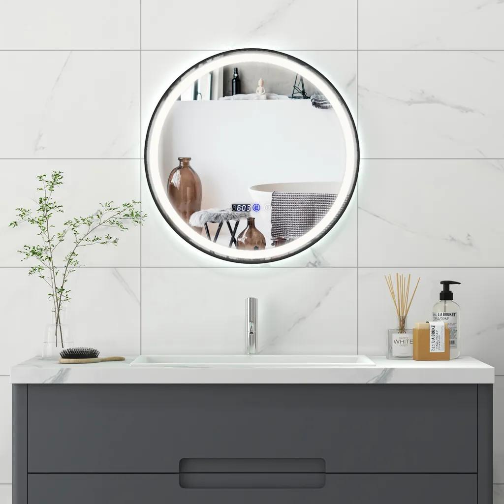 Specchio Smart COSTWAY LED: Touch Control, Memoria e Anti-Fog HD