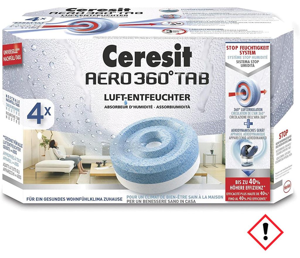 Odvlhčovač vzduchu Ceresit AERO 360 stupňů náplň granulátu Obrázek produktu 