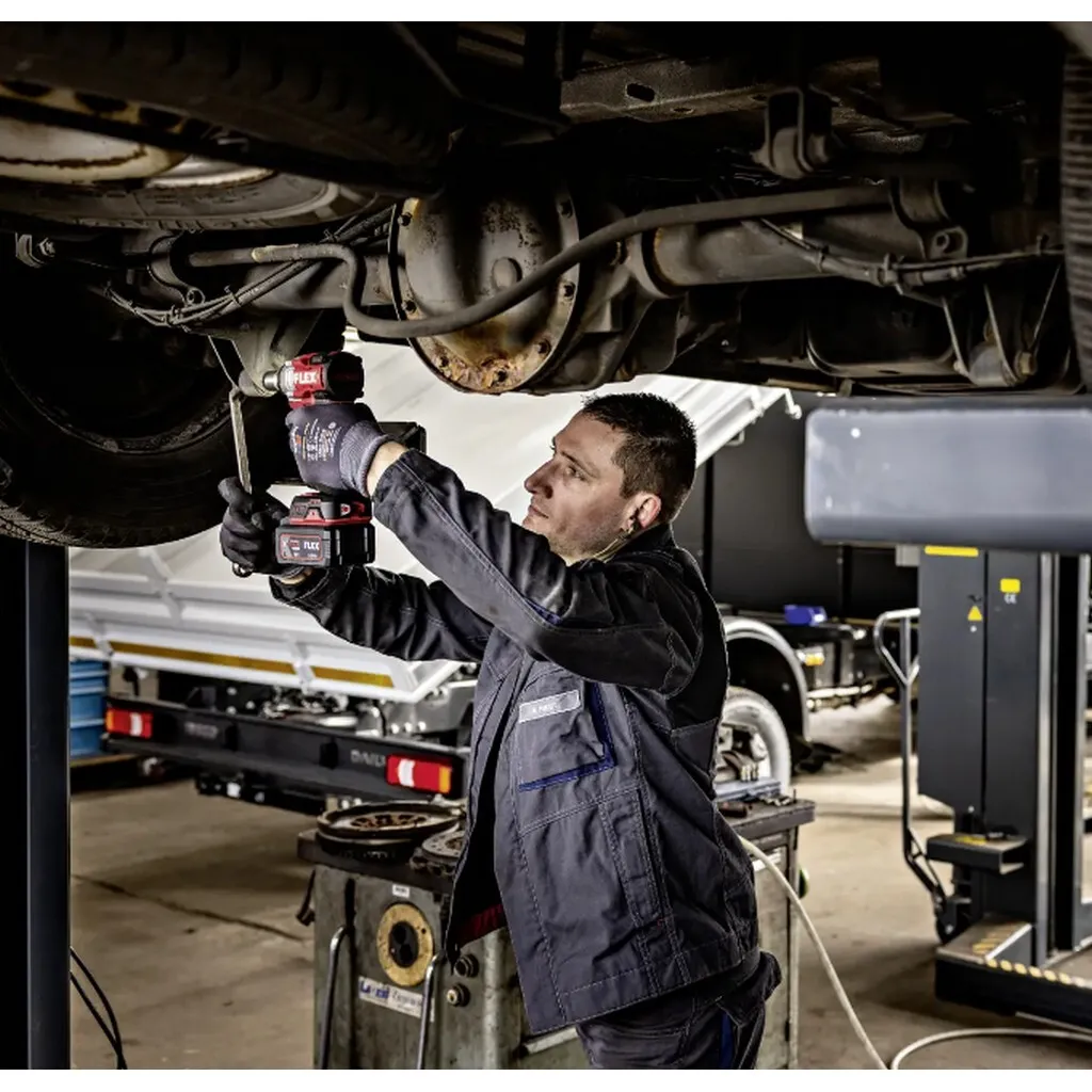 Clé à choc 18V FLEX IW 400 Nm compacte et légère pour serrage précis - 11