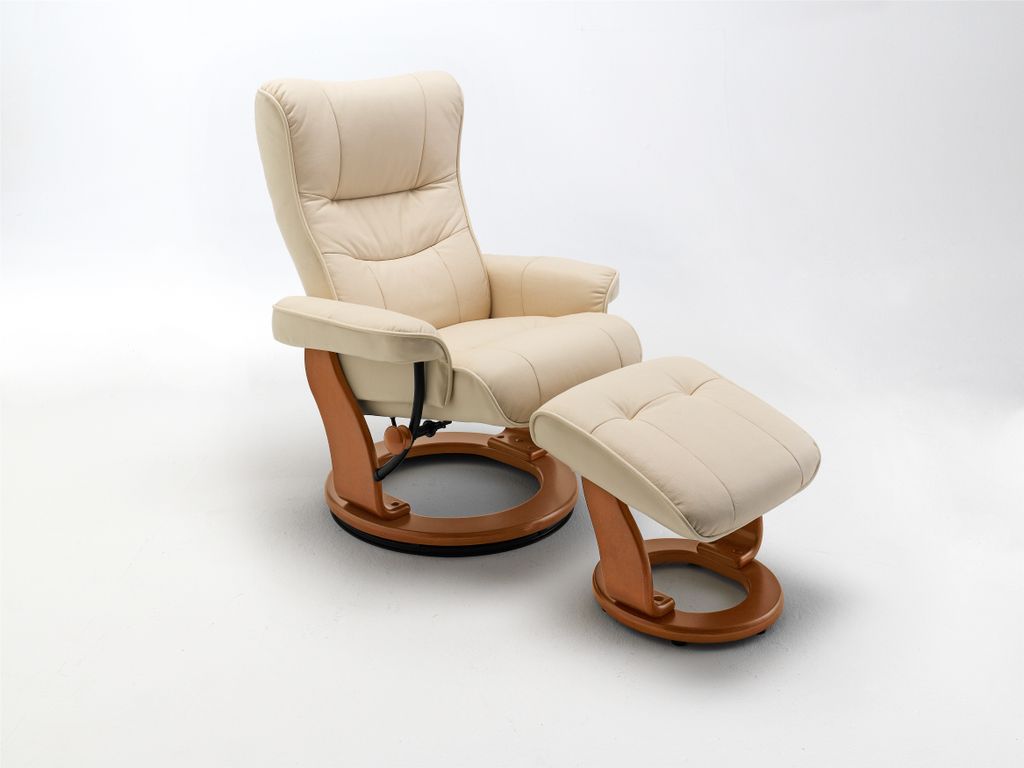 MCA Furniture Relaxsessel Montreal Creme; 82 cmx84 -132 Produktbild 