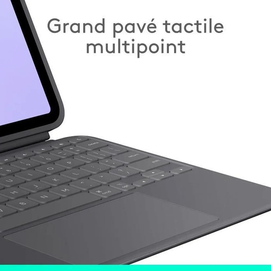 Logitech Combo Touch iPad Pro 11 - Clavier Rétroéclairé et Pavé Tactile - 8