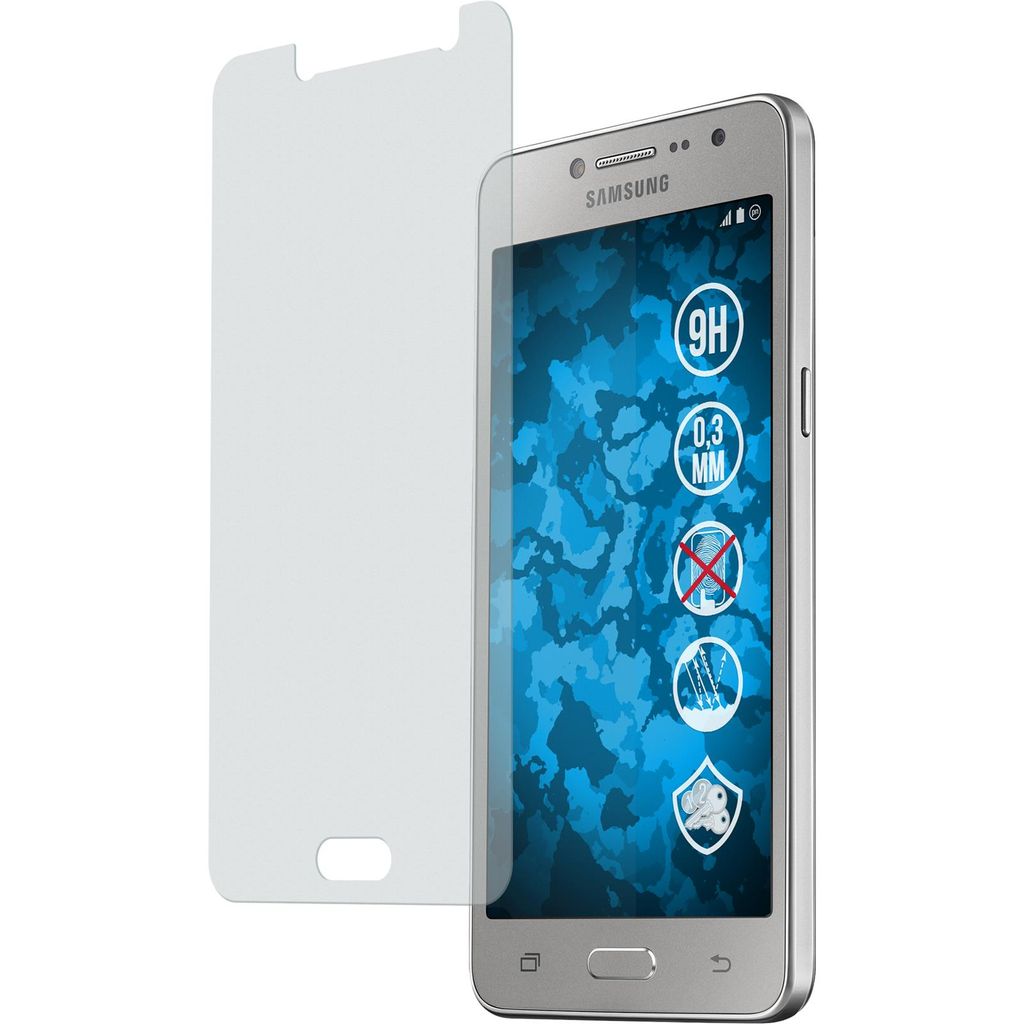 2er-Pack PhoneNatic Glas-Folie matt kompatibel mit Samsung Galaxy Grand Prime Plus - Panzerglas für Galaxy Grand Prime Plus