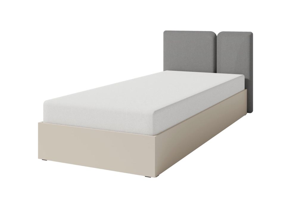 JUGENDBETT LIBU 13 90/200 in Sandbeige / Geölte Eiche