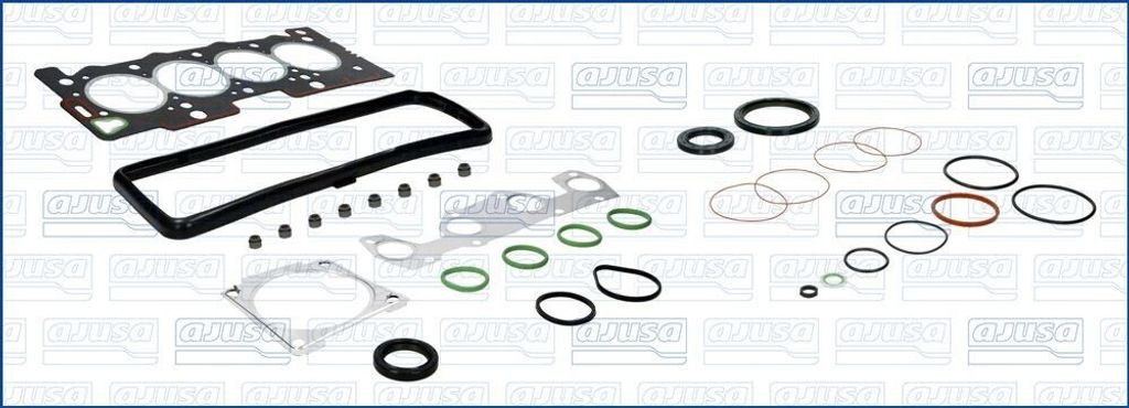 AJUSA 50328700 Motor-Dichtungsvollsatz Dichtsatz passend für PEUGEOT 207 (WA, WC) 207 SW (WK) 206+ Schrägheck (2L, 2M) BIPPER (AA) 207 Stufenheck