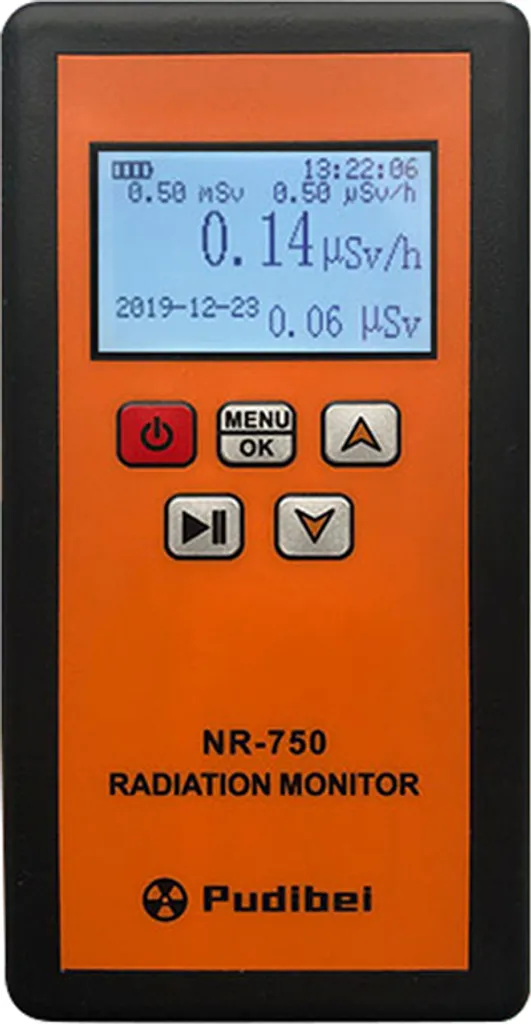 Testeur radioactif portable pour contrôle environnemental et rayons gamma