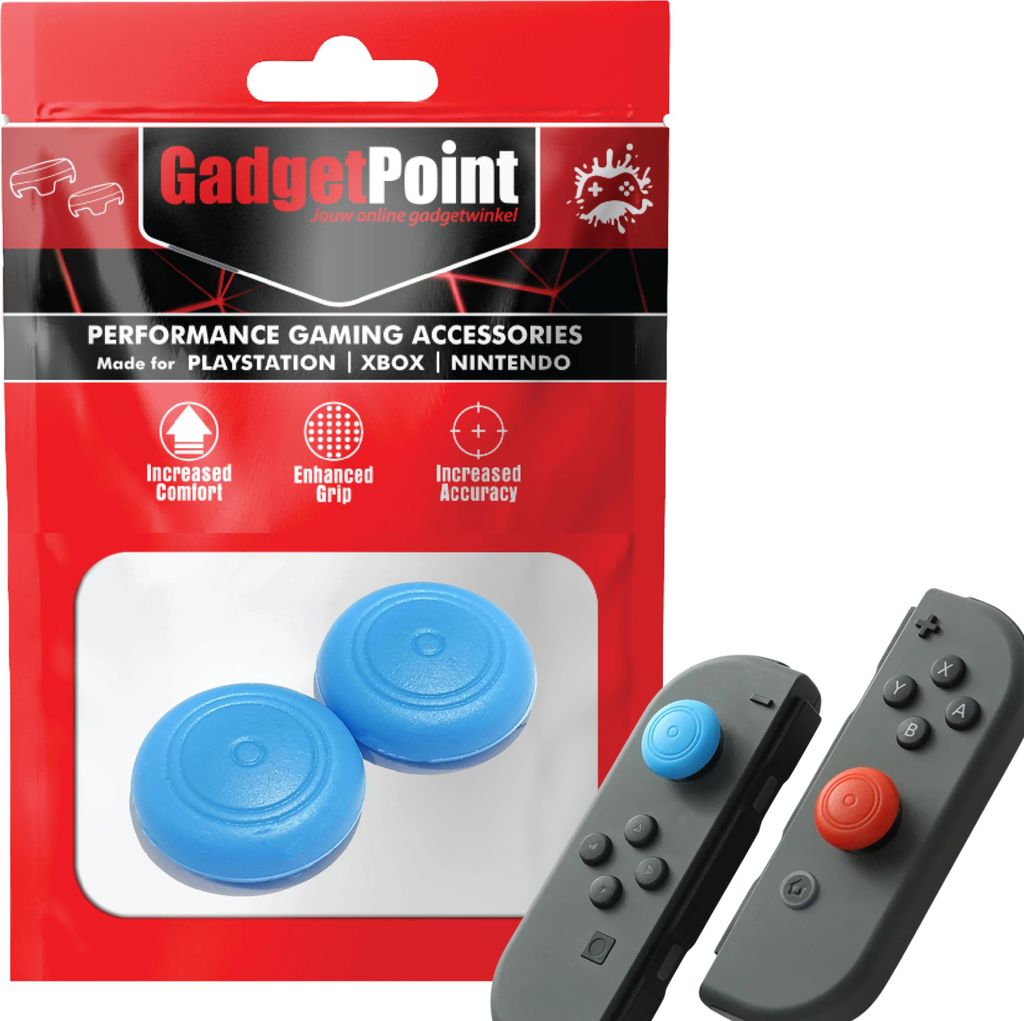 Thumbgrips - Thumb Grips voor Nintendo Switch Joy-Con Controllers - Gaming Thumbgrips - Performance Anti-Slip Thumbsticks - Bescherming Accessoires...