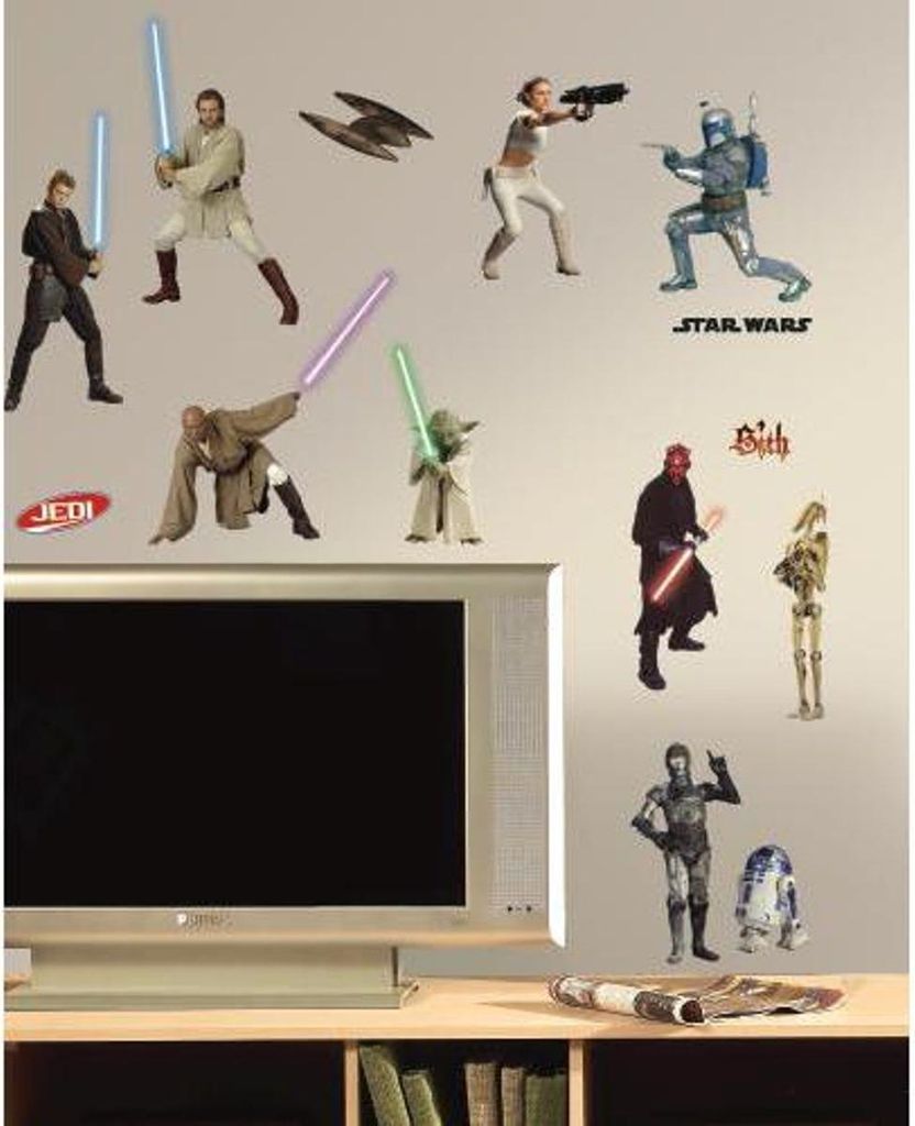 RoomMates - Naklejka ścienna Star Wars Epizod 1-3 Zdjęcie produktu 