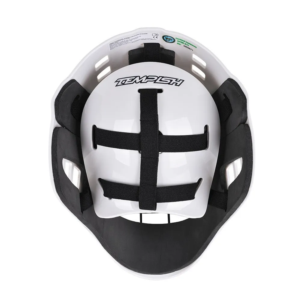 Masque floorball Tempish Hector Jr SR robuste et réglable en noir - 3
