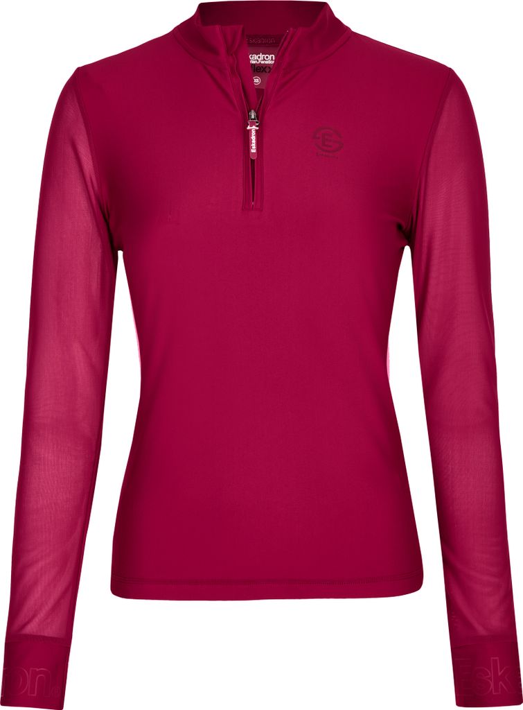 Eskadron Langarmshirt Damen Longsleeve Half-Zip Reflexx Fanatics 2023 Funktionsshirt Berryfusion M