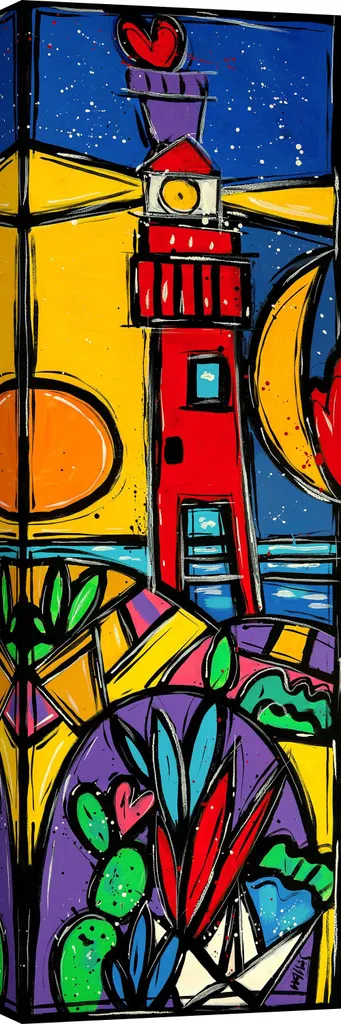 Habiller un grand mur vide avec ce tableau paysage coloré 150 x 50 cm