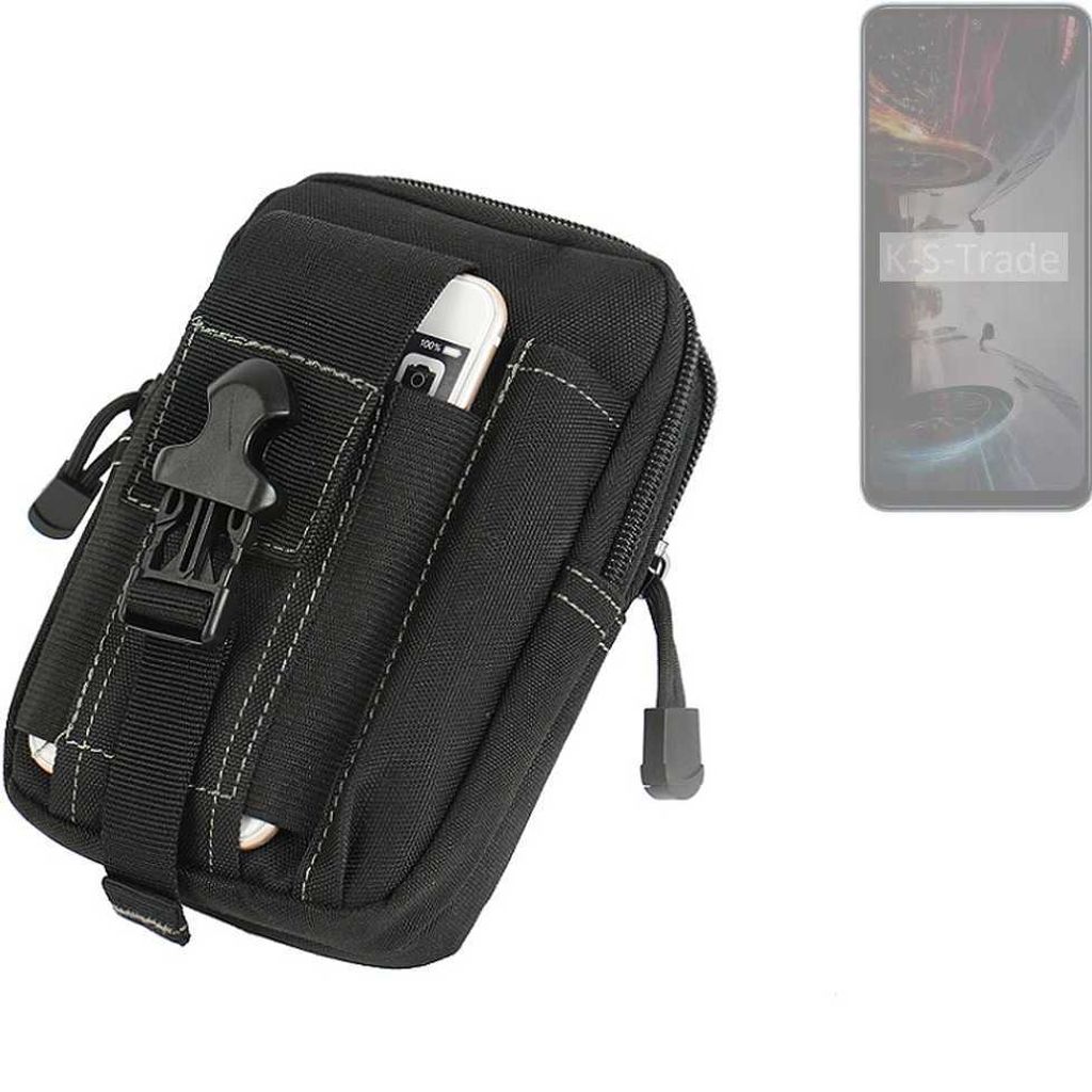 K-S-Trade Gürtel Tasche kompatibel mit Xiaomi POCO X5 5G Gürteltasche Holster Schutz Hülle Handy Hülle Smartphone outdoor Handy-Hülle schwarz